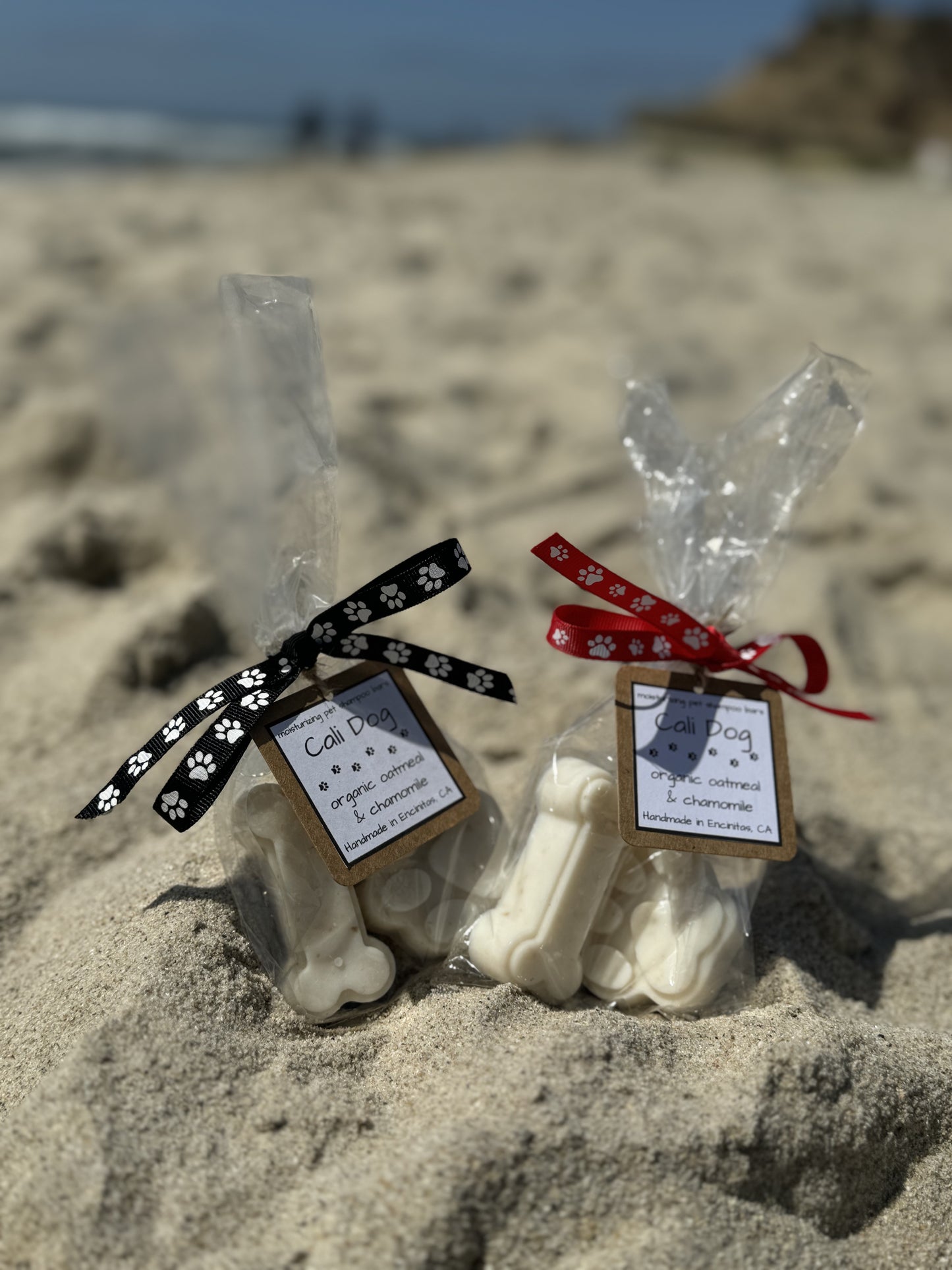 Cali Dog Pet Shampoo Bars - organic oats & chamomile
