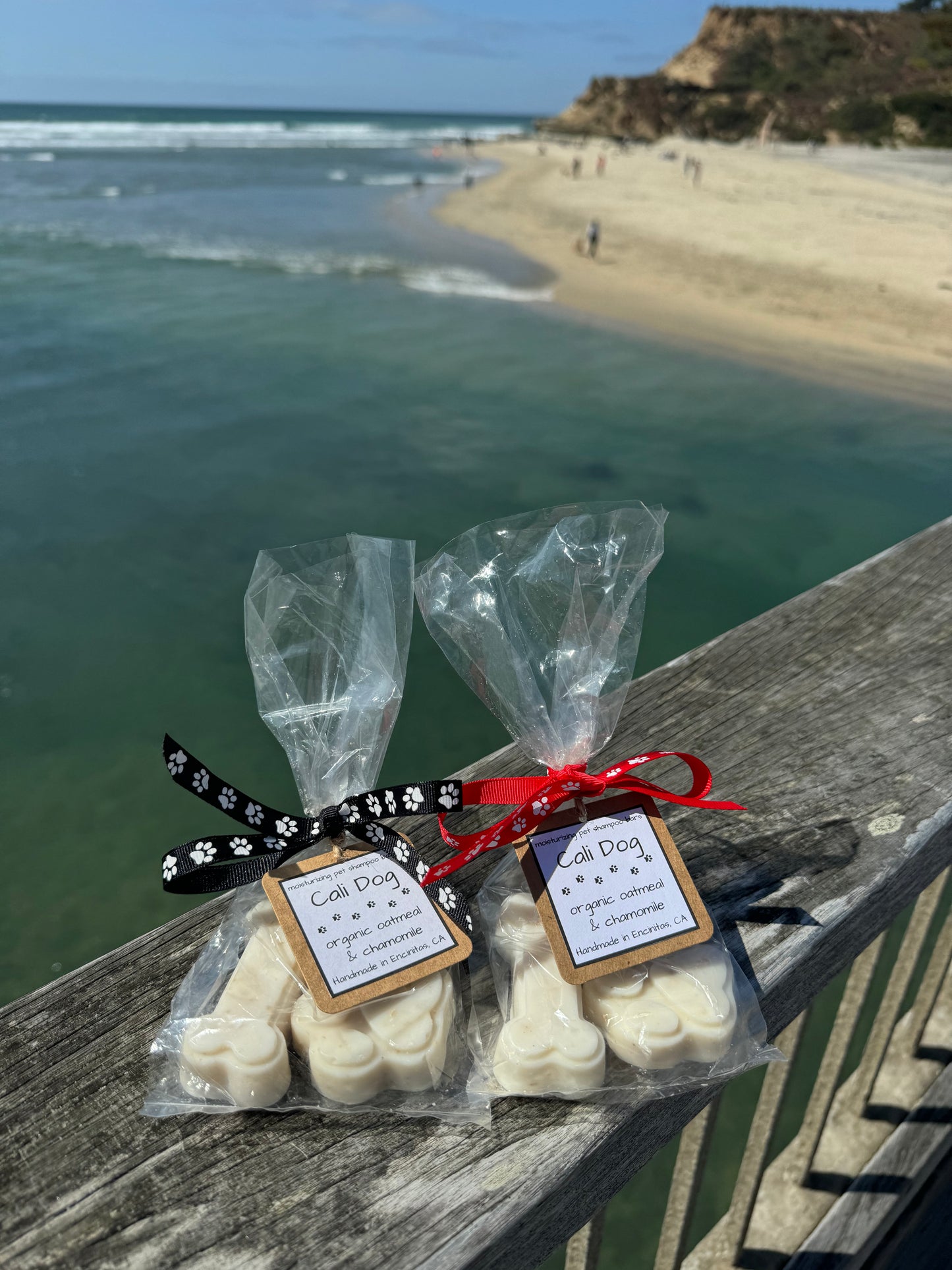 Cali Dog Pet Shampoo Bars - organic oats & chamomile