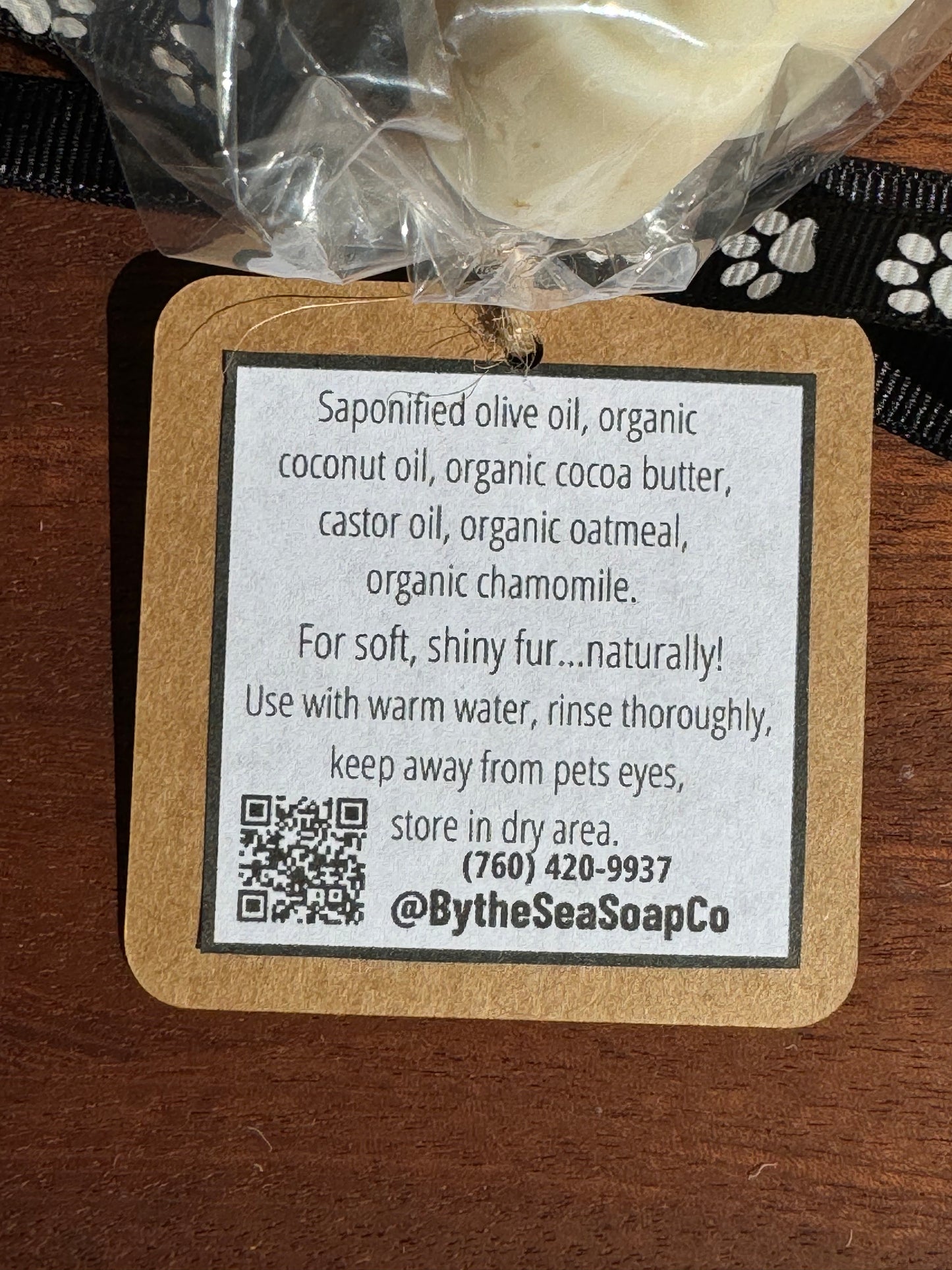 Cali Dog Pet Shampoo Bars - organic oats & chamomile