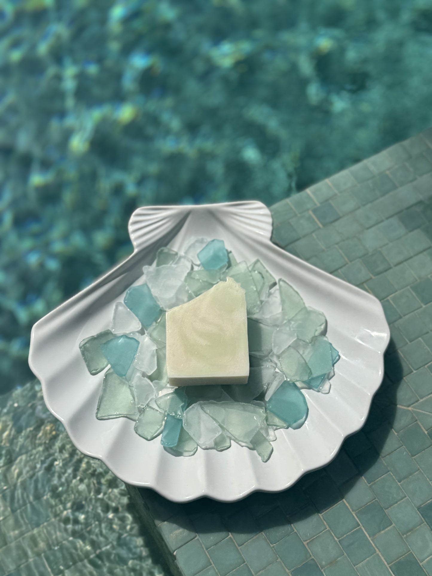San Diego Sea Glass - eucalyptus & lavender sea salt soap