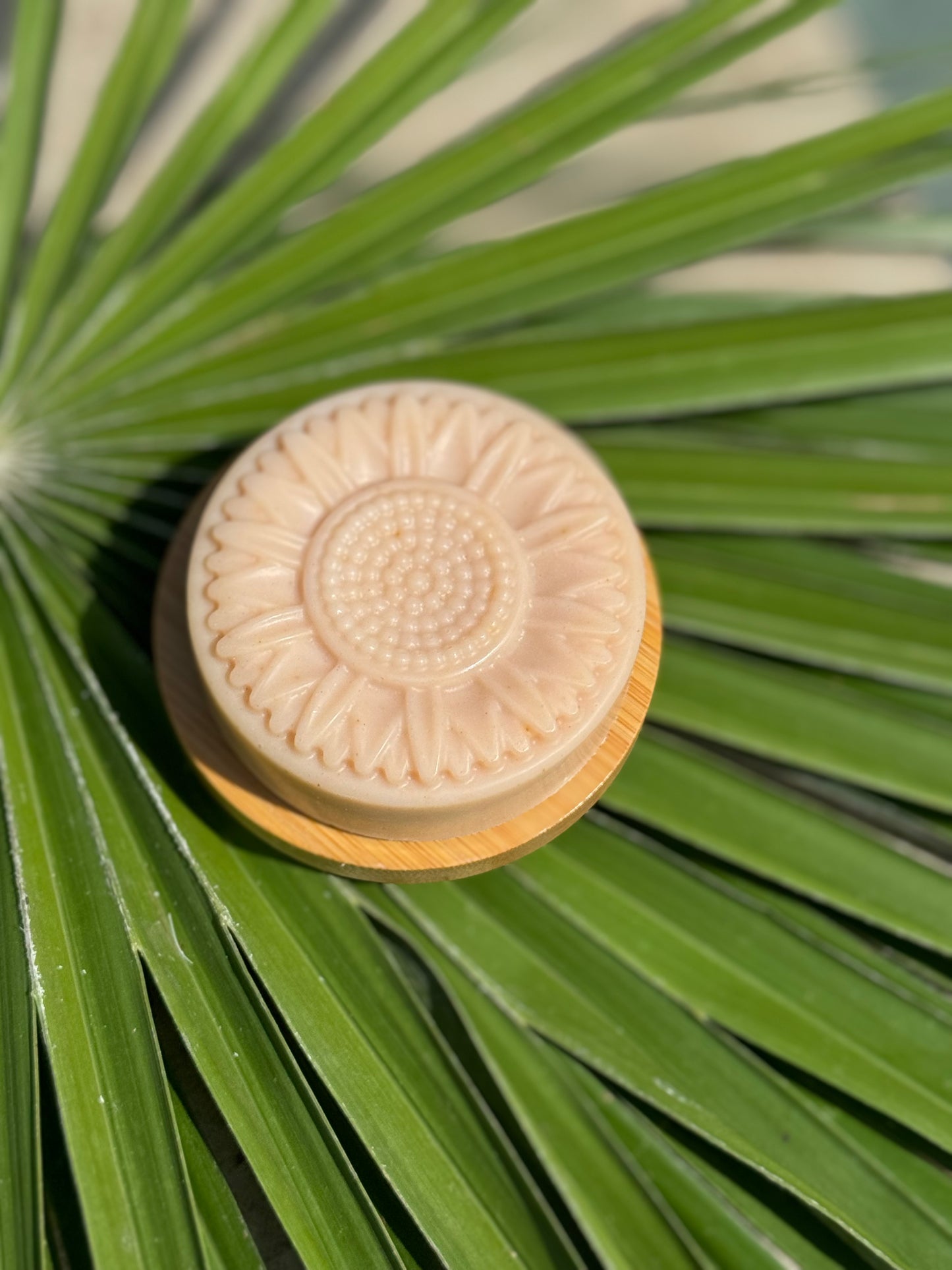 Bamboo Soap Saver Dish - round