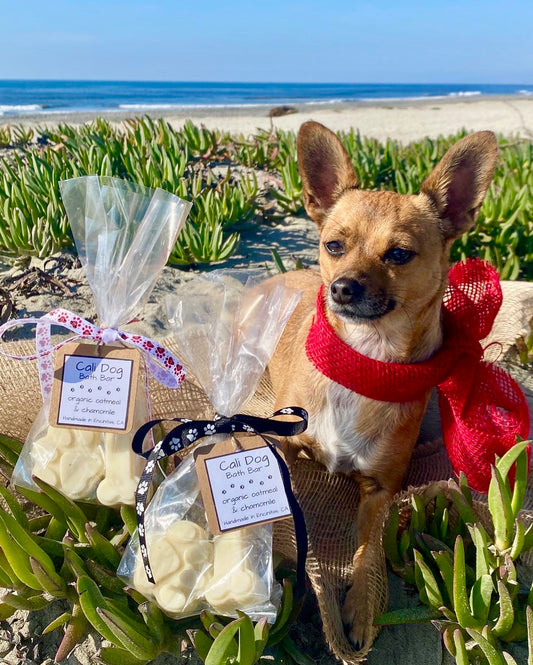 Cali Dog Pet Shampoo Bars - organic oats & chamomile