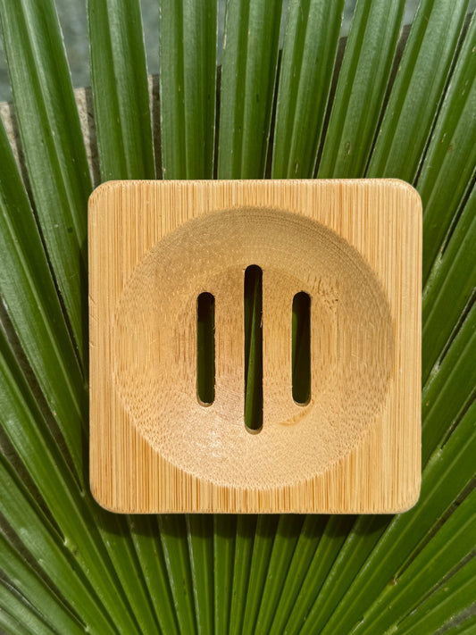 Bamboo Soap Saver Dish - square