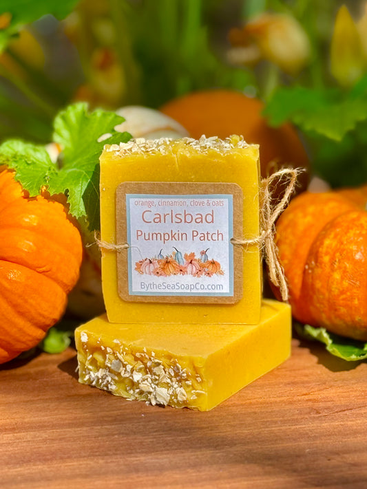 Carlsbad Pumpkin Patch -pumpkin, orange, cinnamon, clove and oats